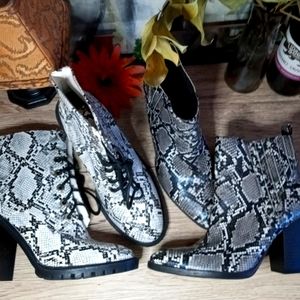 Snakeskin Boots and Snakeskin Booties